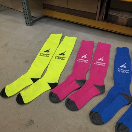 Promotional custom compression socks with company logo